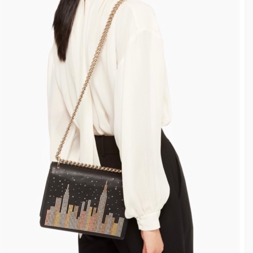 RARE BNWT Kate Spade Glitzy Ritzy Skyline Marci - Picture 12 of 16